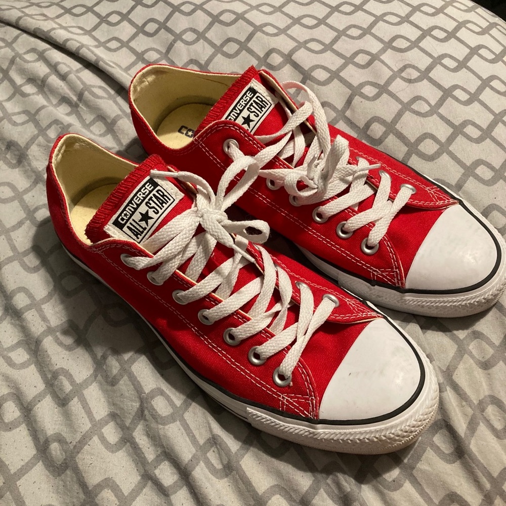 Red Low Top Converse